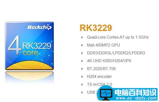 瑞芯微3229处理器基本信息